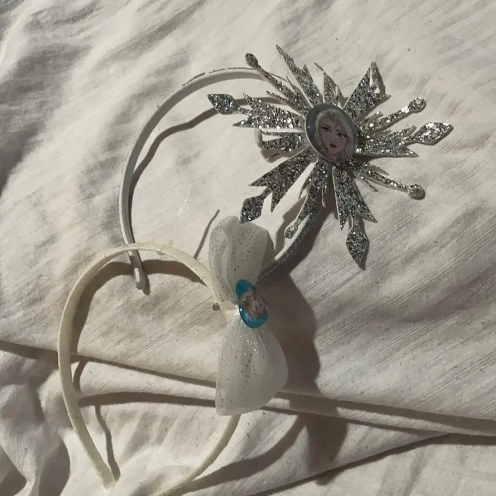 Girls frozen headbands set of two nwot